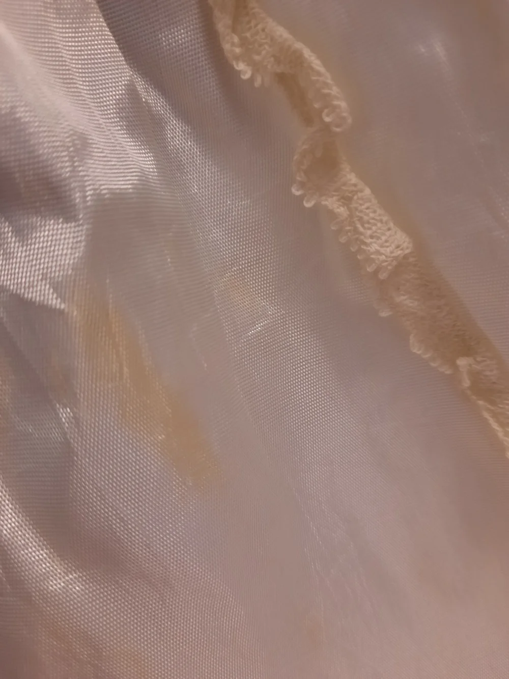 Vintage Ivory Doll Dress with Full Skirt